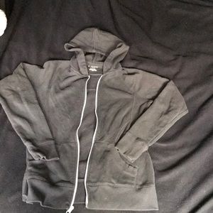 Women’s small gray zip up hoodie
